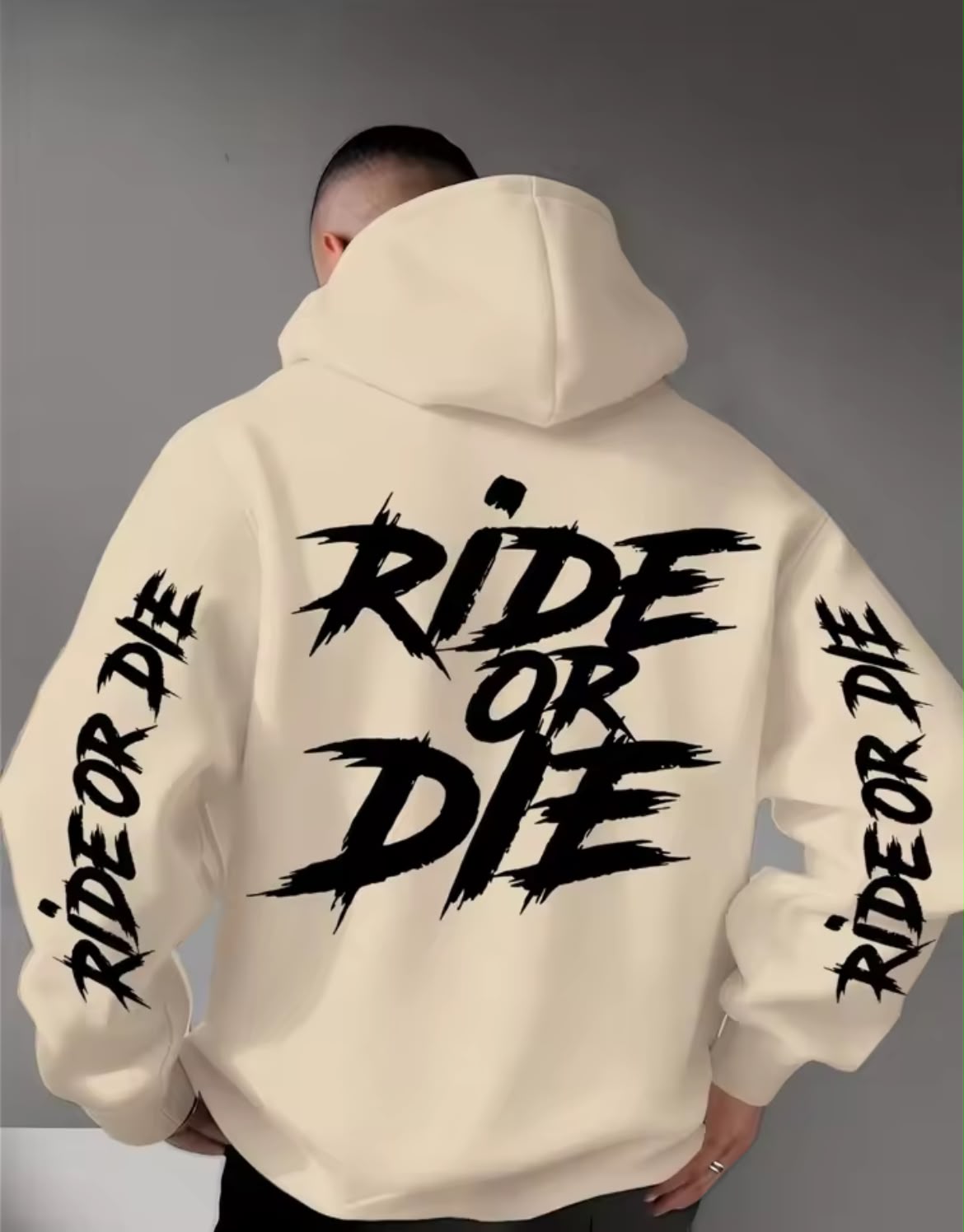 sudadera estilo motociclista
