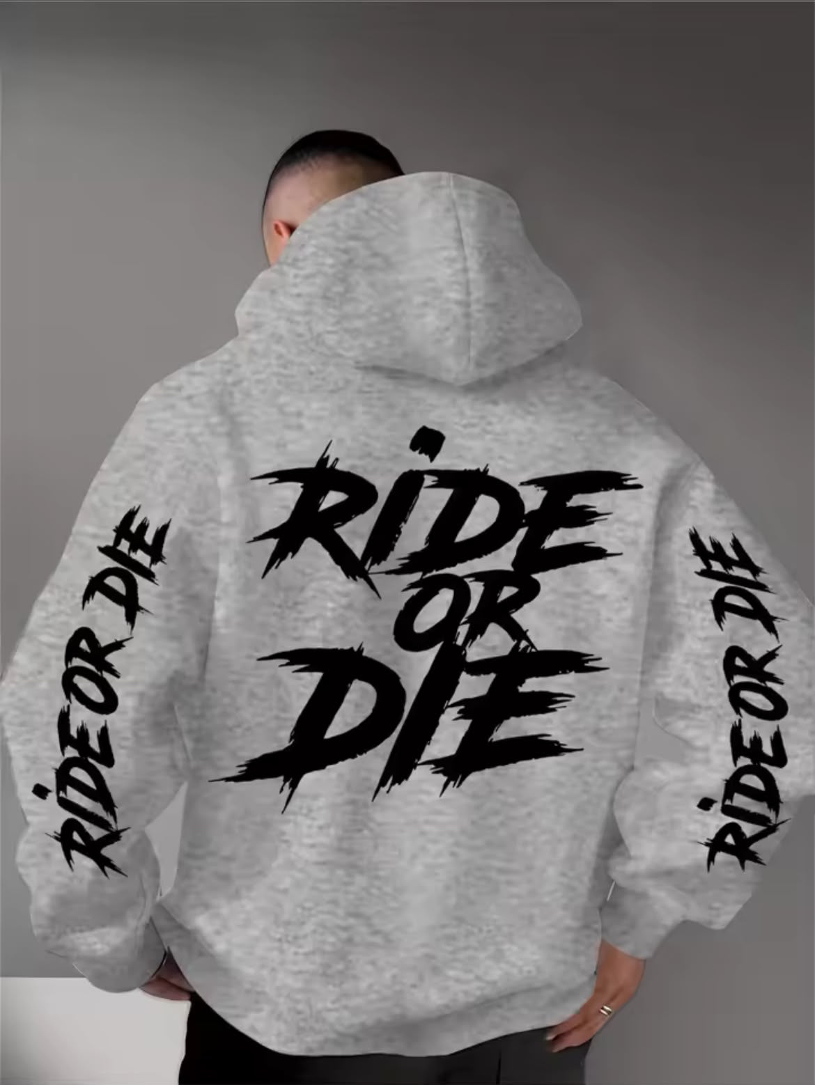sudadera estilo motociclista