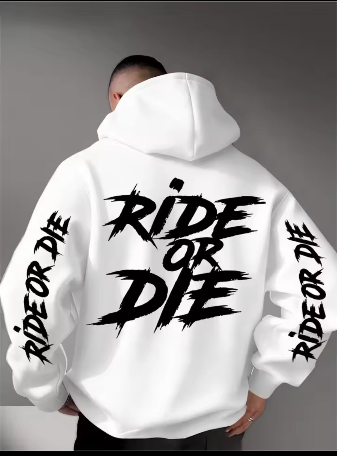 sudadera estilo motociclista