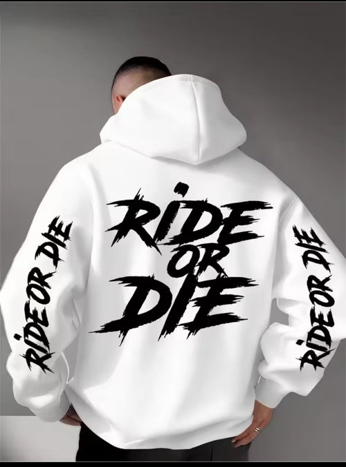 sudadera estilo motociclista